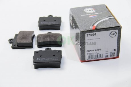 Колодка торм. диск. MB C180/C200/C220 W202 задн. (ABS) A.B.S. 37006
