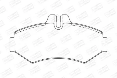 Колодки гальмівні дискові задні MB Sprinter (95-06), (13-)/ VW LT II CHAMPION 571950CH