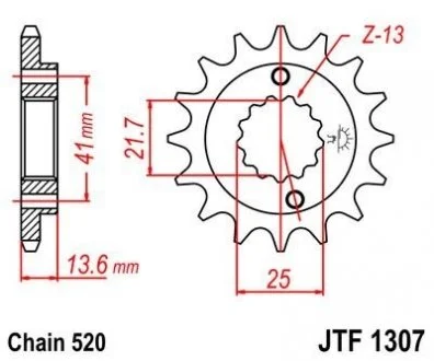 Передняя звезда 15Z ZX-6R/RR/ZX-636 ?03- JT MOTO 104-470-15