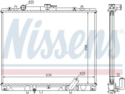 Радіатор NISSENS 62895A