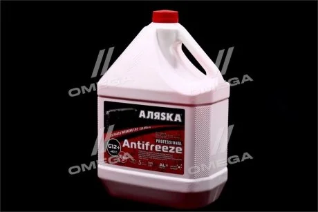 Антифриз Аляsка ANTIFREEZE-40 (красный) Канистра 10л/9,83кг АЛЯSКА 5528