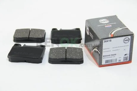 Колодки гальмівні MB 200/300/400/500 передн. AB A.B.S. 36418