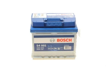Акумулятор S4 Silver 44Ah, EN 440 правий "+" 207X175 X175 (ДхШхВ) 0 092 S40 010 BOSCH 0092S40010