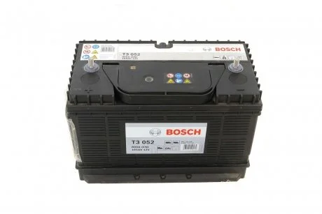Акумулятор 12В/105Аг/800А/23,7кг 0 092 T30 520 BOSCH 0092T30520