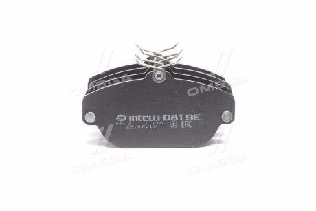 Гальмівні колодки дискові INTELLI DAFMI D819E