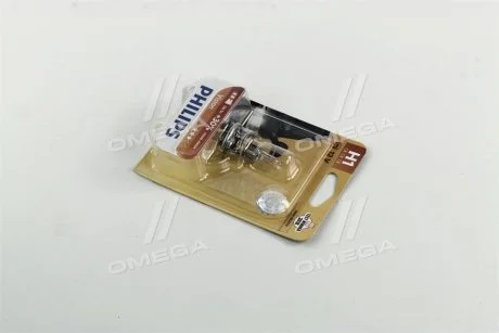 Автолампа H1 12V 55W P14,5s Vision +30% (1 шт. в блістері) PHILIPS 12258PRB1