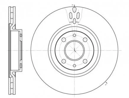 Диск гальмівний REMSA 6316.11 (фото 1)