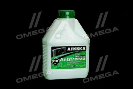 Антифриз Аляsка ANTIFREEZE-40 (зеленый) Канистра 1л/0,98кг АЛЯSКА 5063