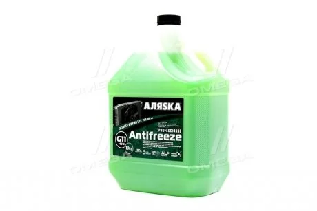 Антифриз Аляsка ANTIFREEZE-40 (зеленый) Канистра10л/9,83кг АЛЯSКА 5523