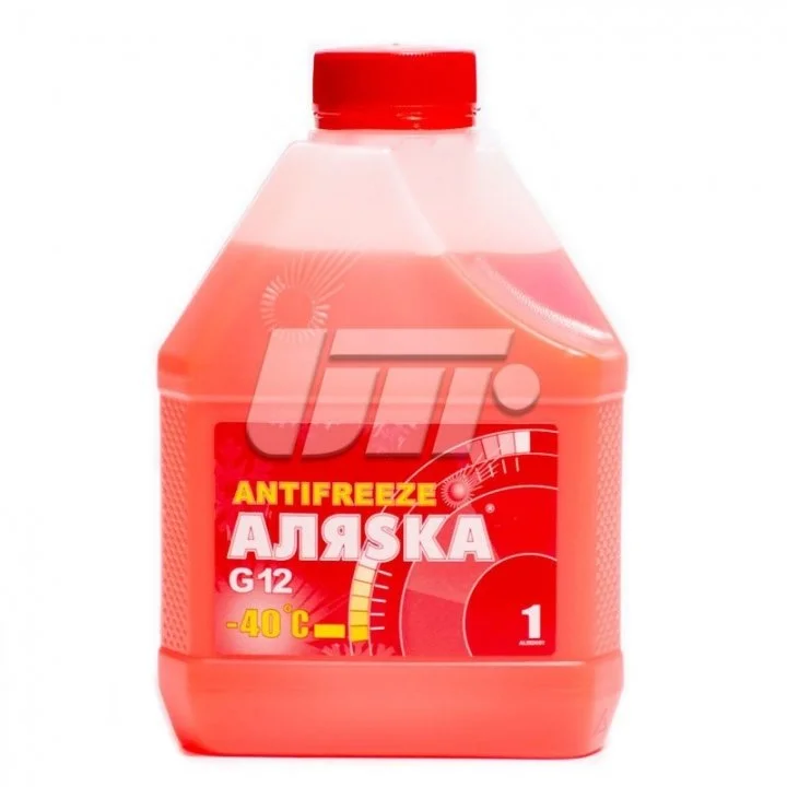 Антифриз Аляsка ANTIFREEZE-40 (красный) Канистра 1л/0,98кг АЛЯSКА 5524 (фото 1)