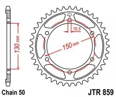 Звезда 47зуб. Fзуб.R 600`94-/1000 530K JT MOTO 112-668-47