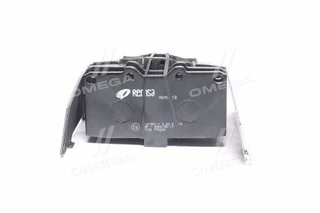 Колодка гальм. диск. SUBARU FORESTER передн. (вир-во) REMSA 0599.12