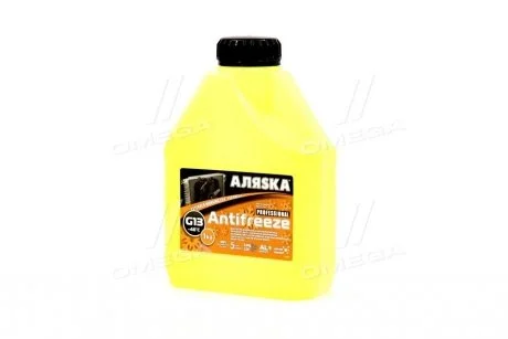 Антифриз Аляsка ANTIFREEZE-40 (желтый) Канистра 1л/0,98кг АЛЯSКА 5369