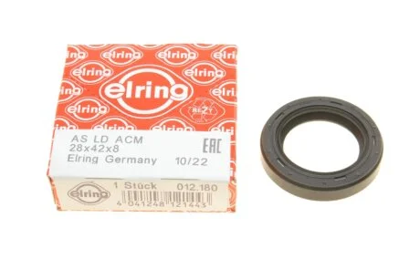 Сальник колінвалу (передній) Honda Accord 1.8-2.3 -03 (28x42x8) ELRING 012.180