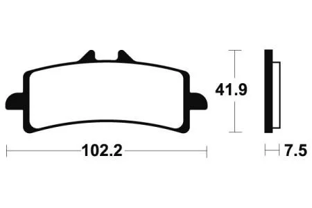 Состав Dual Carbon - передний суппорт ГОНОЧНЫЕ SBS 841DC
