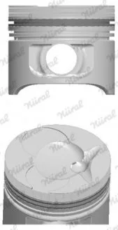 Поршень в комплекте на 1 цилиндр, STD NURAL 87-743100-10