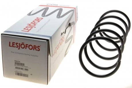 Пружина (передня) Peugeot 206 1.4-1.6 16V/HDi/1.9D 98-/306 1.1 93-11 (фургон/хетчбек/унів./седан) LESJOFORS 4066724