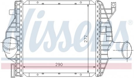 Интеркулер MERCEDES VITO I W 638 (96-) NISSENS 96843