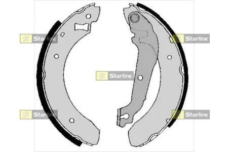 Гальмівні колодки барабанні STARLINE BC 01380B