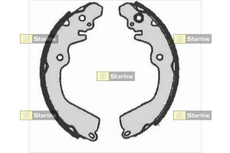 Тормозные колодки барабанные, к-кт. STARLINE BC 05245