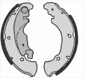 Гальмівні колодки барабанні STARLINE BC 07160