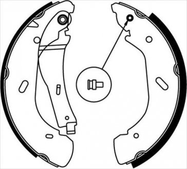 Тормозные колодки барабанные, к-кт. STARLINE BC 07790