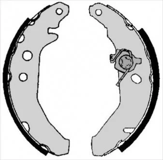 Тормозные колодки барабанные, к-кт. STARLINE BC 05740