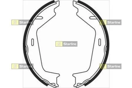 Тормозные колодки барабанные, к-кт. STARLINE BC 08260