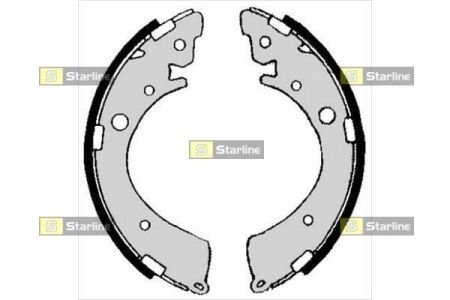 Тормозные колодки барабанные, к-кт. STARLINE BC 05360