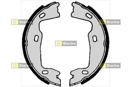 Гальмівні колодки барабанні STARLINE BC 02570