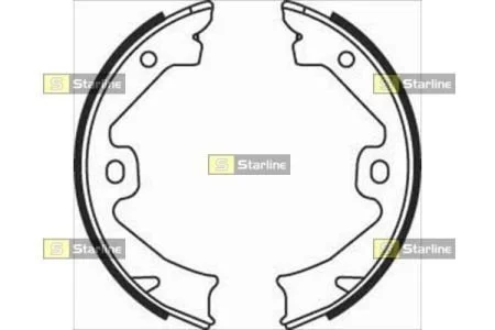 Гальмівні колодки барабанні STARLINE BC 08140