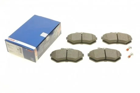Колодки гальмівні (передні) Audi 80/90/100/200 77-96/VW Corrado 88-95 BOSCH 0 986 466 700