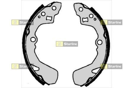 Тормозные колодки барабанные, к-кт. STARLINE BC 06430