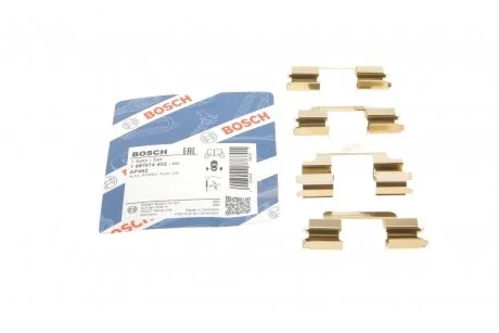 Гальмівні аксесуари (Монтажний комп-кт колодки) BOSCH 1 987 474 402