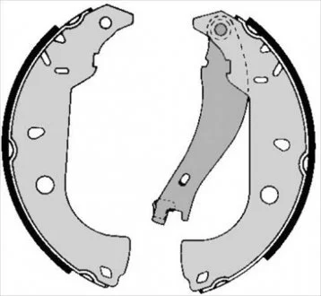 Тормозные колодки барабанные, к-кт. STARLINE BC 05050
