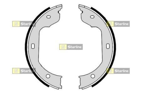 Тормозные колодки барабанные, к-кт. STARLINE BC 09110 (фото 1)