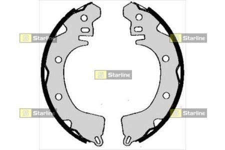 Тормозные колодки барабанные, к-кт. STARLINE BC 05260 (фото 1)