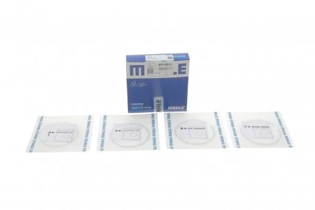 Комплект кілець поршневих з 3 шт. MAHLE ORIGINAL MAHLE / KNECHT 011 08 N0