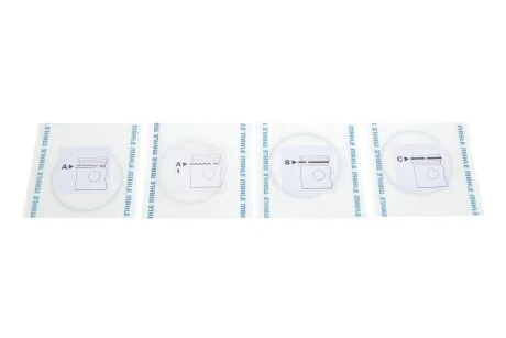 Кільця поршневі Opel Astra F/G 1.6i 91-00 (80.00mm) (1.2-1.5-3) MAHLE / KNECHT 011 08 N2