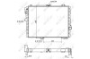 Радиатор охлаждения двигателя AUDI 80 80- NRF 58579 (фото 5)