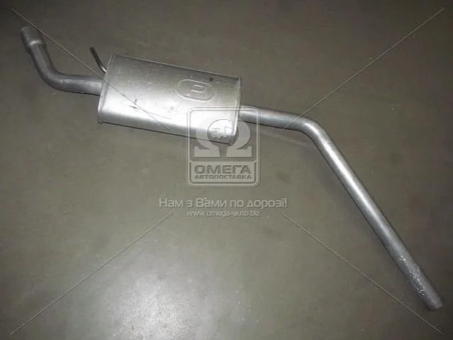Глушник, алюм. сталь, середн. част. VW Transporter 1.9TD-2,4D 96- Polmostrow POLMOSTROW 30.236 (фото 1)