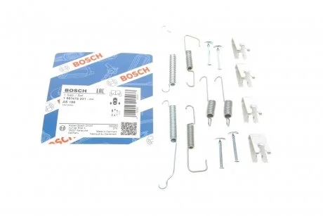 Гальмівні аксесуари (Монтажний комп-кт колодки) ROBERT BOSCH 1 987 475 231