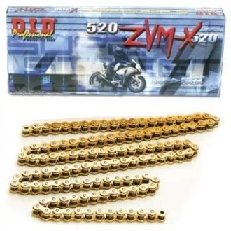 Цепь 520ZVMX-118 звеньев - золотая DID 1-459-118