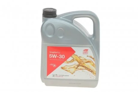 Олива Longlife Plus 5W30 (5L) (VW 504.00/507.00/MB 229.51) FEBI BILSTEIN 32947