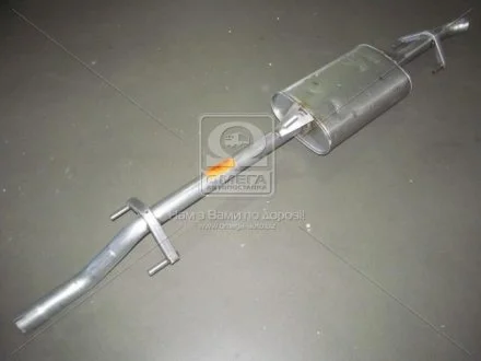 Глушник Mercedes Sprinter Алюмінізована сталь POLMOSTROW 13.169
