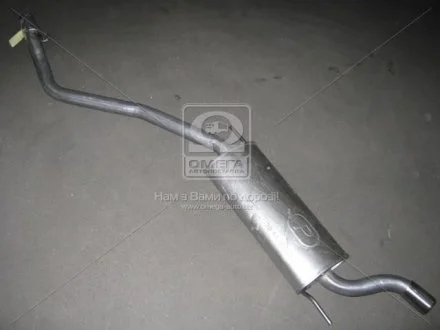 Глушник алюм. сталь, задн. частина VW Transporter 1.9-2.5 90- POLMOSTROW 30.41