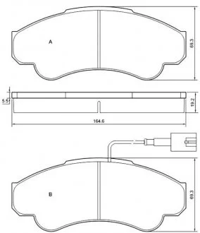 Гальмівні колодки дискові STARLINE BD S840P