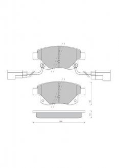 Колодки тормозные дисковые, к-кт. STARLINE BD S850P (фото 1)