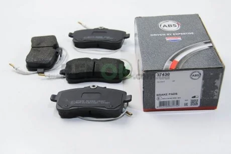 Гальмівні колодки пер. Peugeot 407 04- (TRW) (131,4x66,8x19,5) A.B.S. A.B.S. 37430