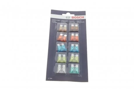 Комплект предохранителей (стандарт) BOSCH 1 987 529 037